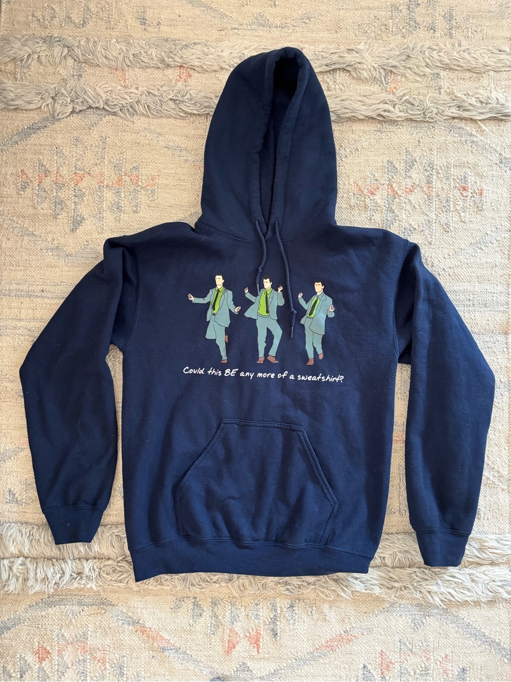 Navy FRIENDS Chandler Pullover Hoodie - Men's Sweatshirt